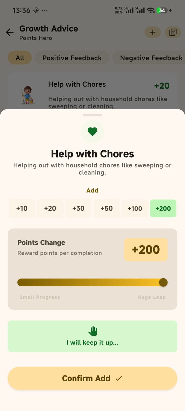 Growth Record